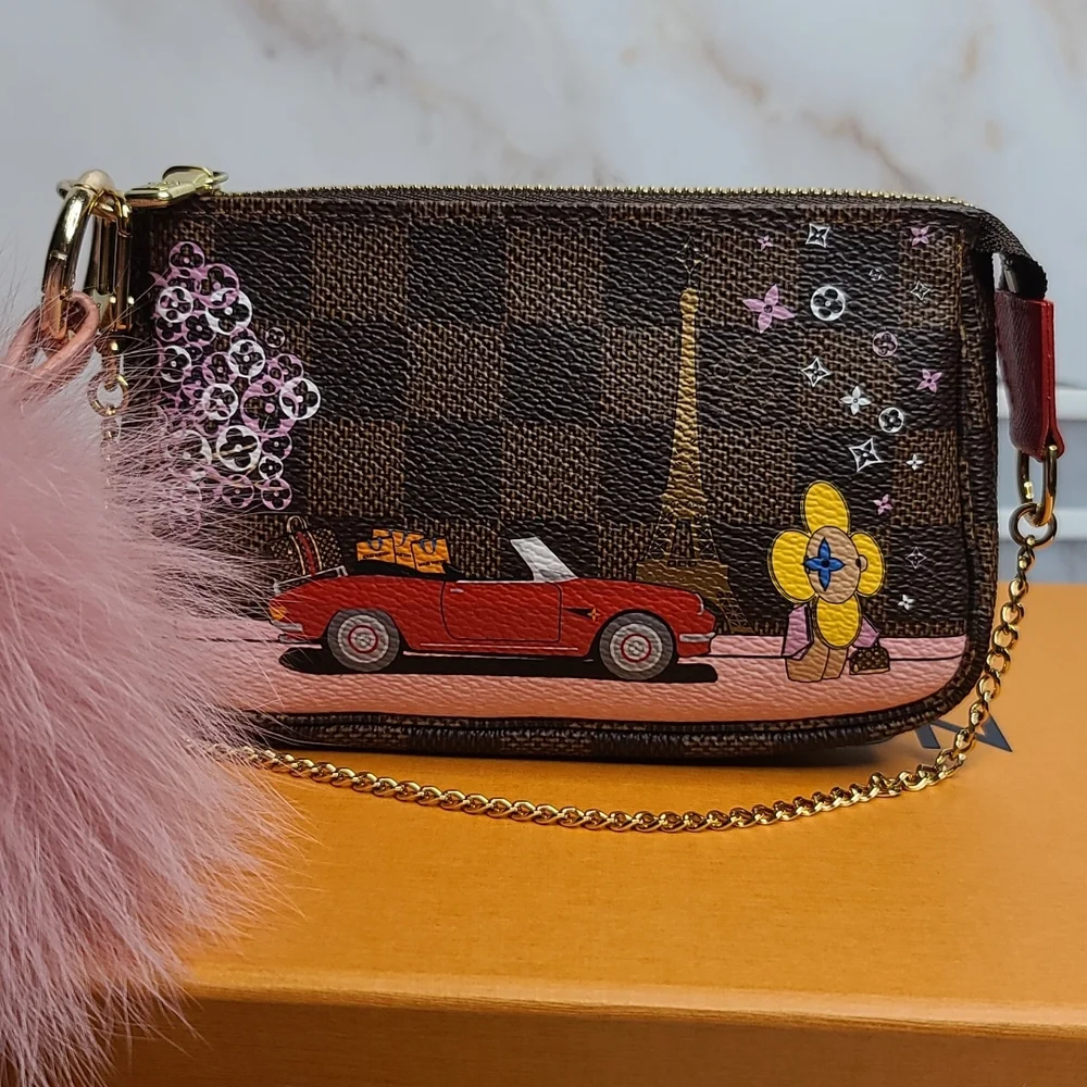 Louis Vuitton accessories mini pochette holiday 2019 Paris limited editi…
